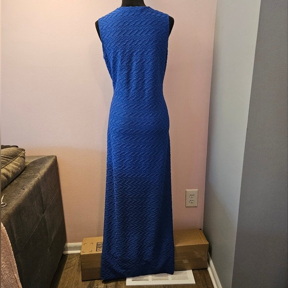 Sharagano Blue Sleeveless Maxi Dress - Size 10💙 - Picture 4 of 7